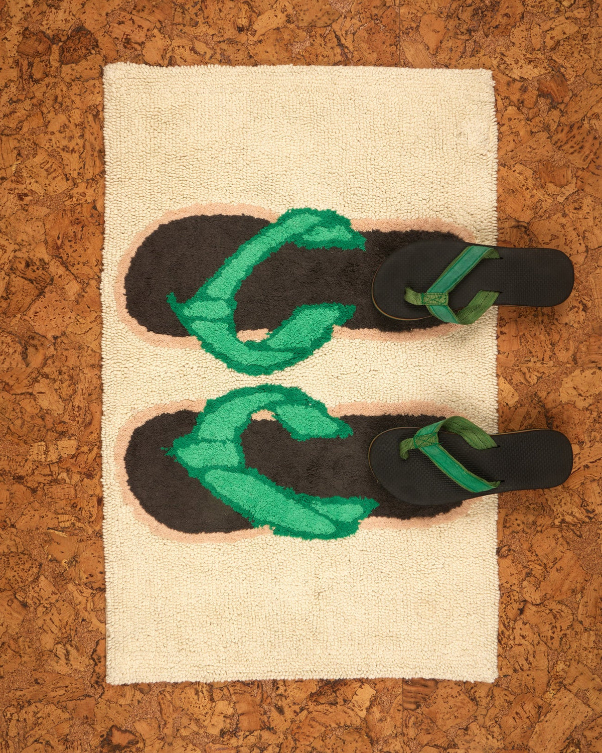 Flip Flops Bath Mat