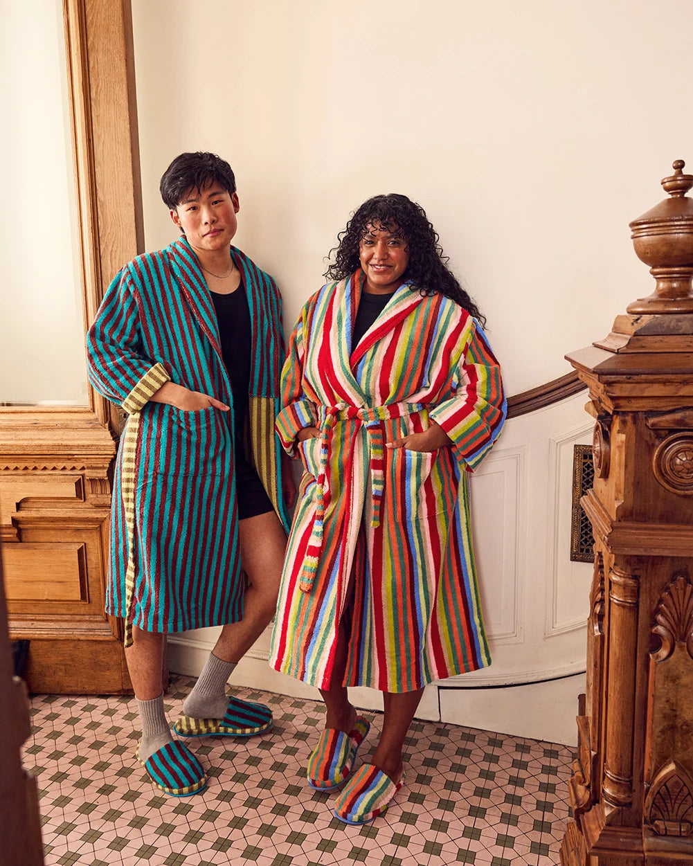 Striped Bathrobe