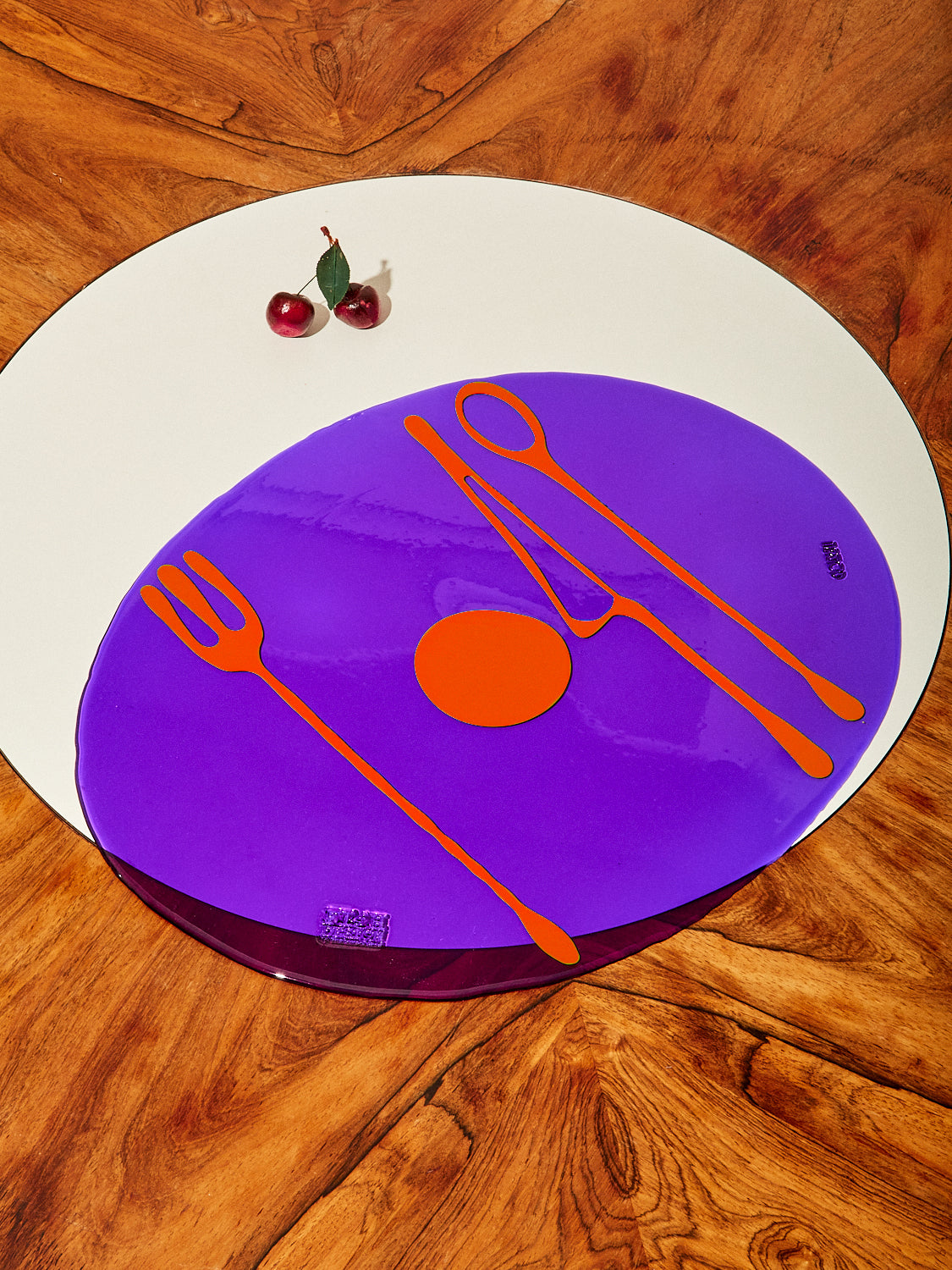 Transparent Table-Mates Placemat Tropical Fruit Collection