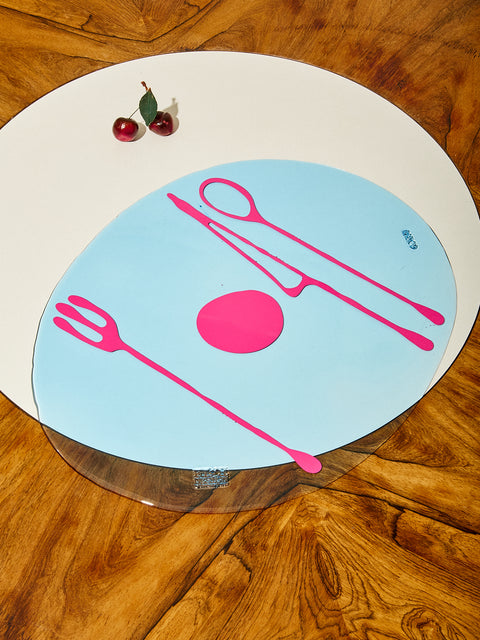 Transparent Table-Mates Placemat Fruit Collection