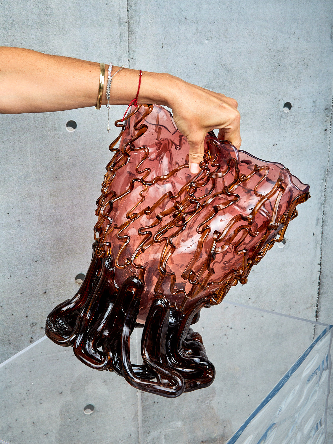 Medusa Vessel in Amber