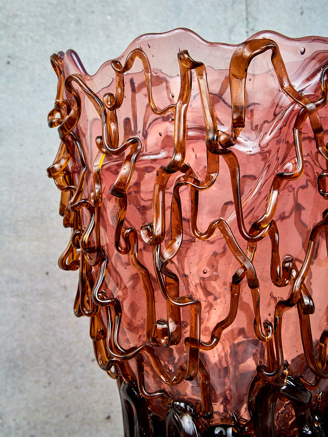 Medusa Vessel in Amber