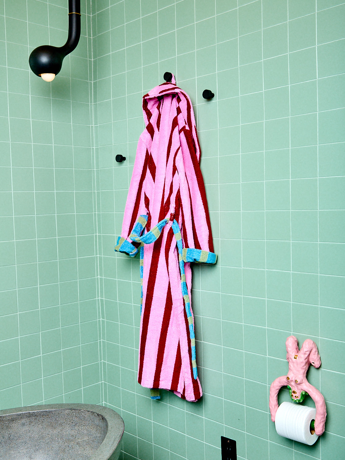 Striped Bathrobe