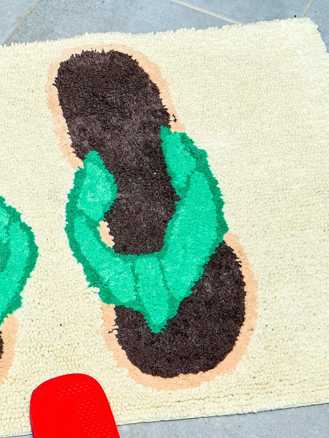 Flip Flops Bath Mat