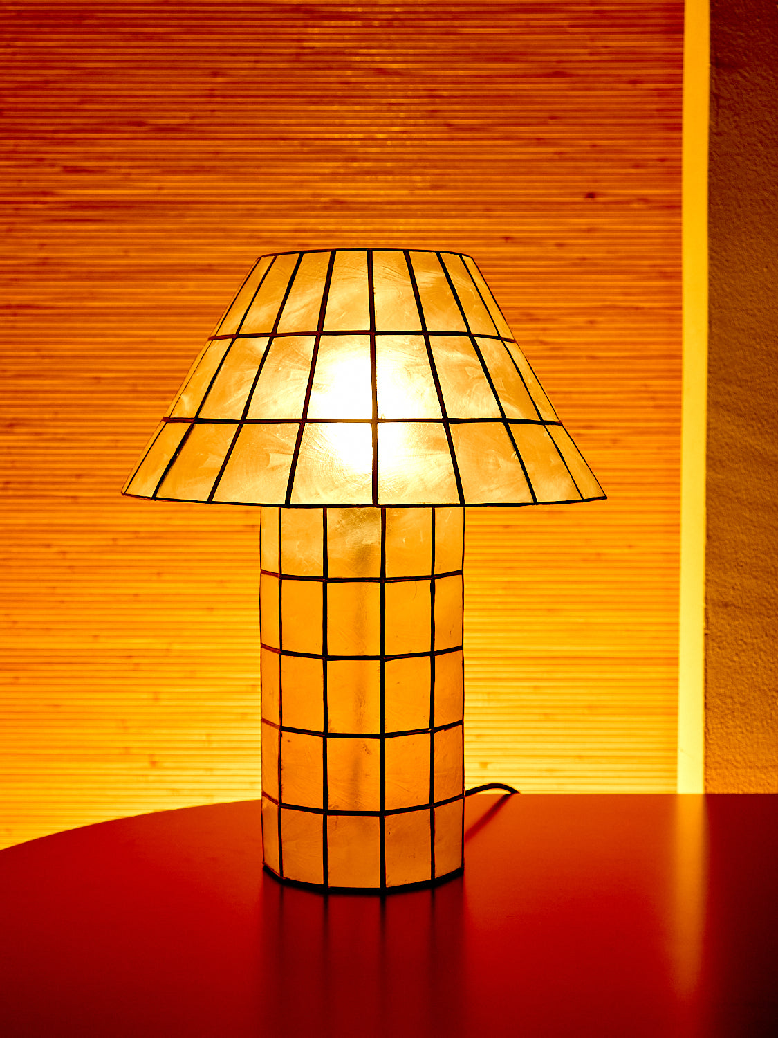 Mother of Pearl Table Lamp