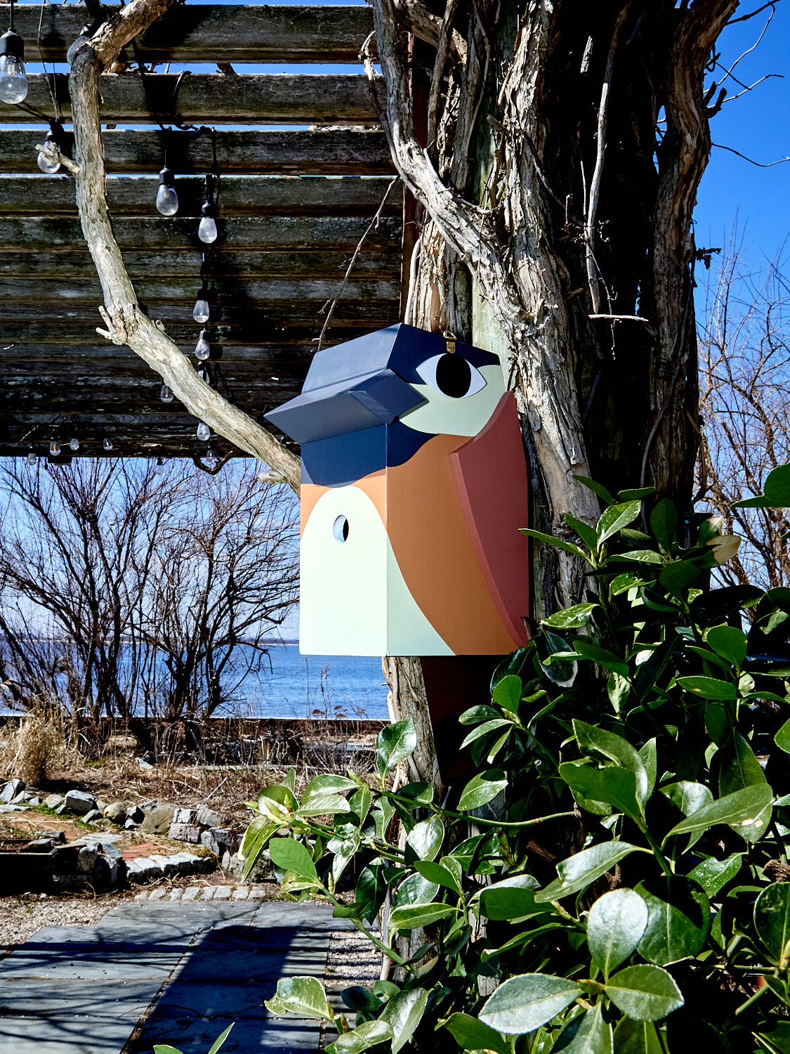 Hand-Painted Birdhouse