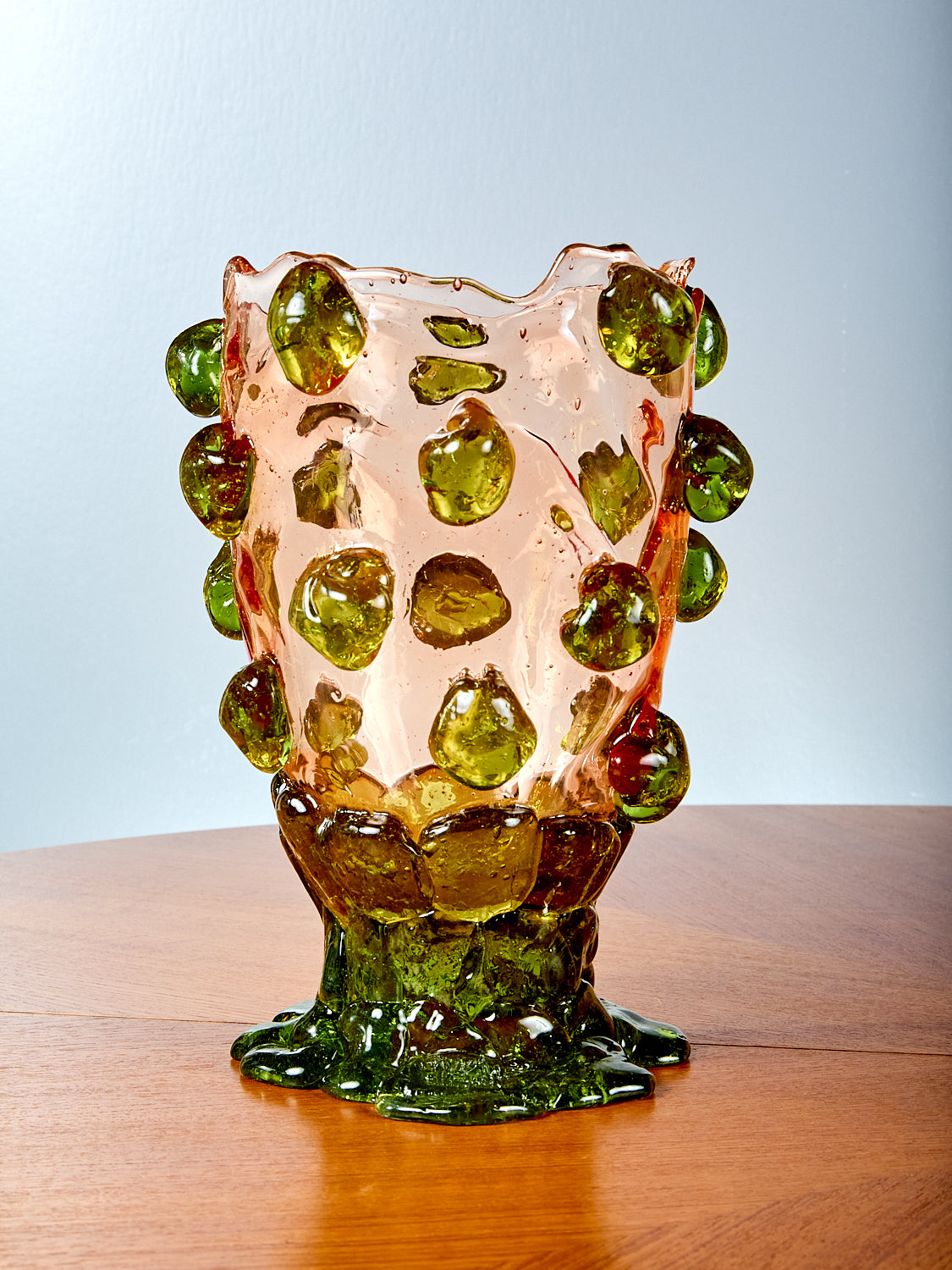 Nugget Vessel in Peach Olive