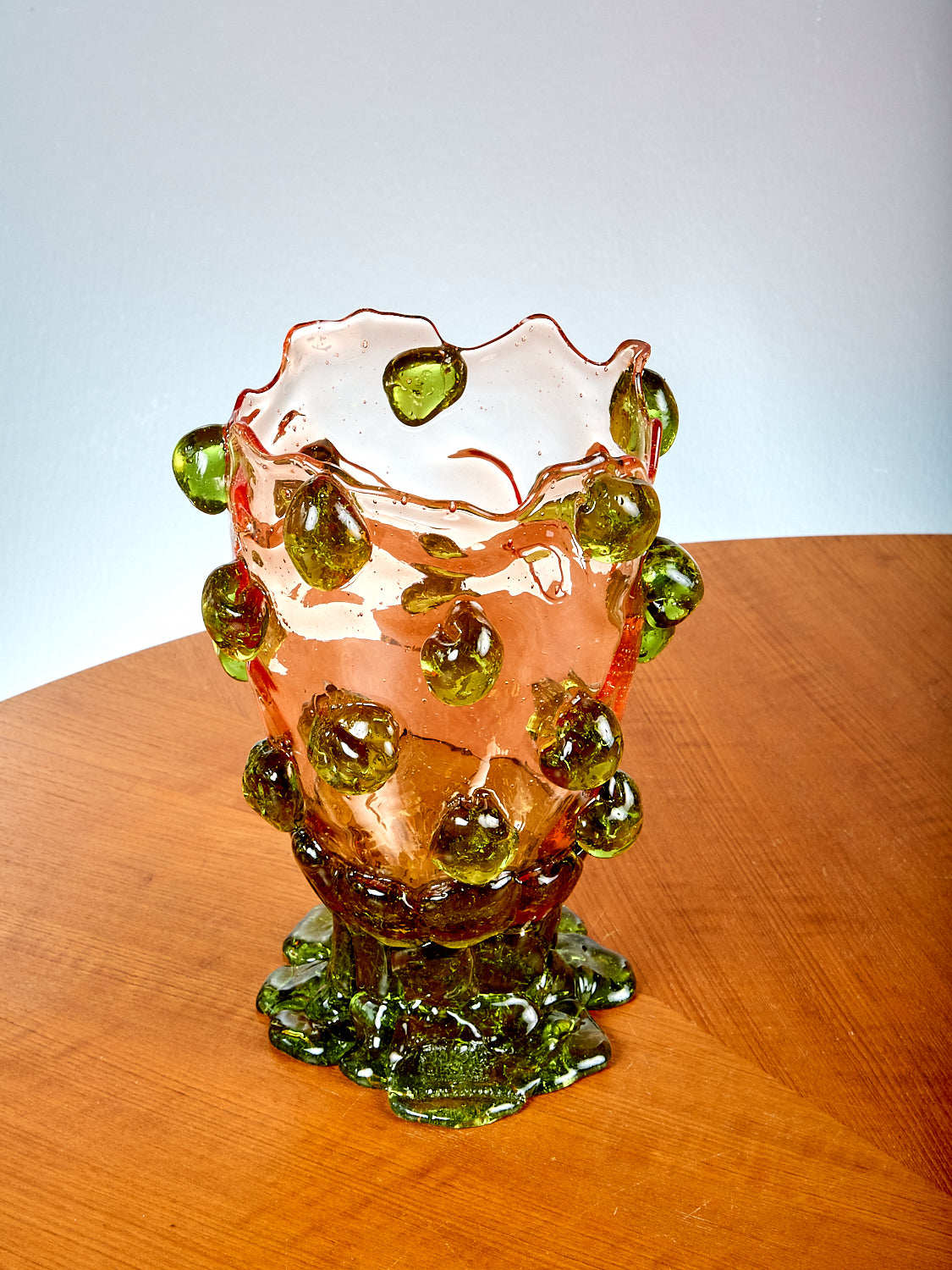 Nugget Vessel in Peach Olive