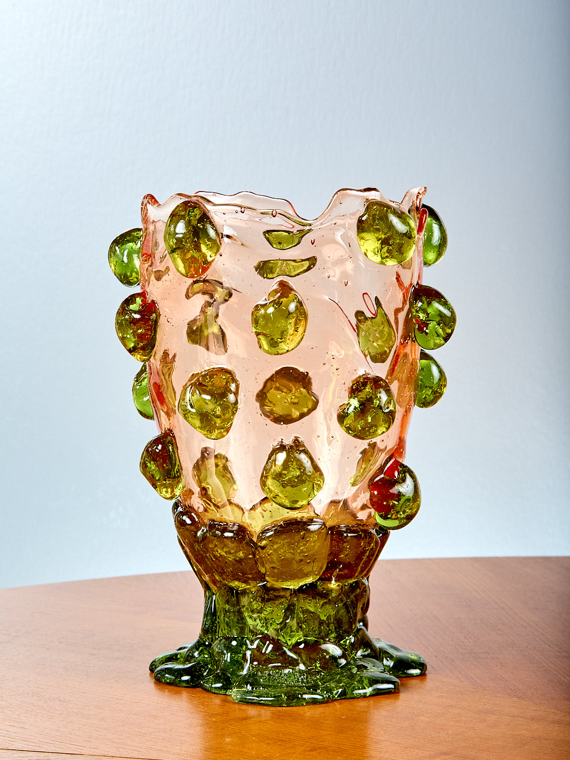 Nugget Vessel in Peach Olive
