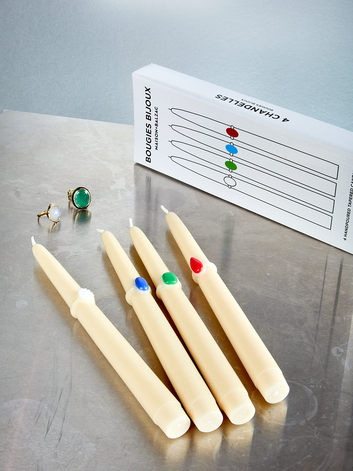 Bijoux Set of Taper Candles
