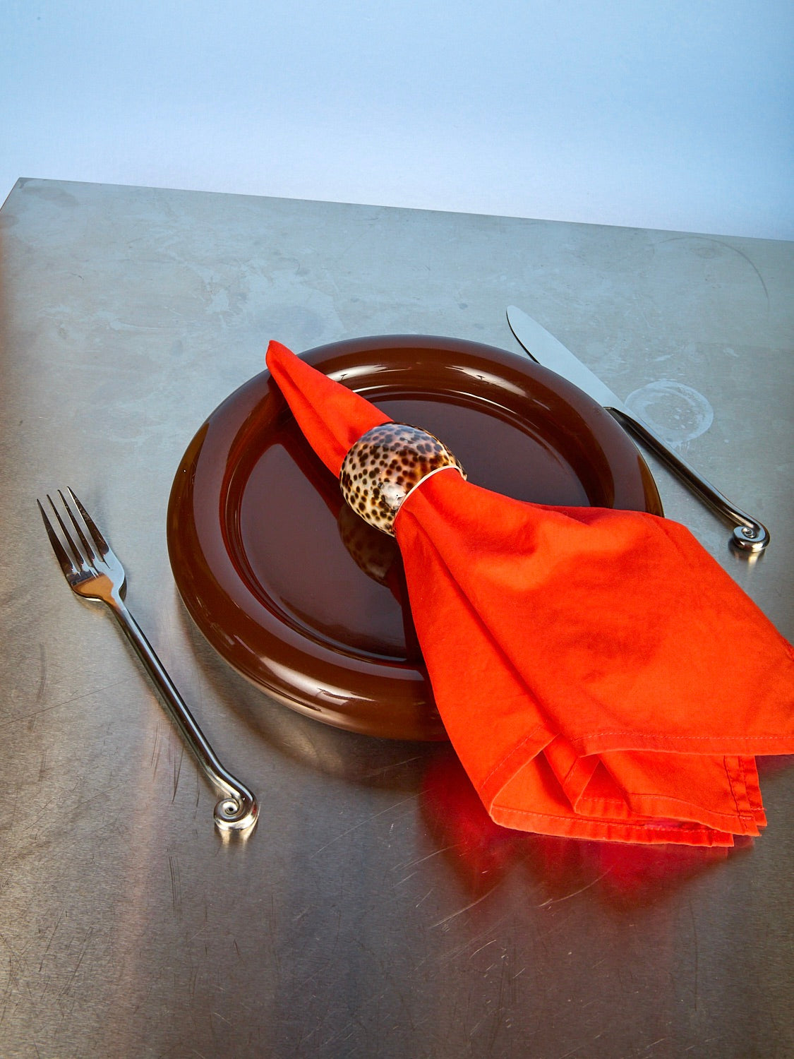 Cowrie Shell Napkin Ring Set