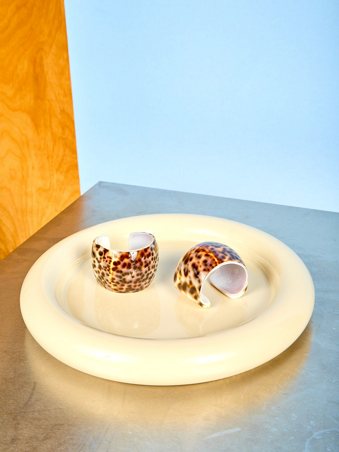 Cowrie Shell Napkin Ring Set