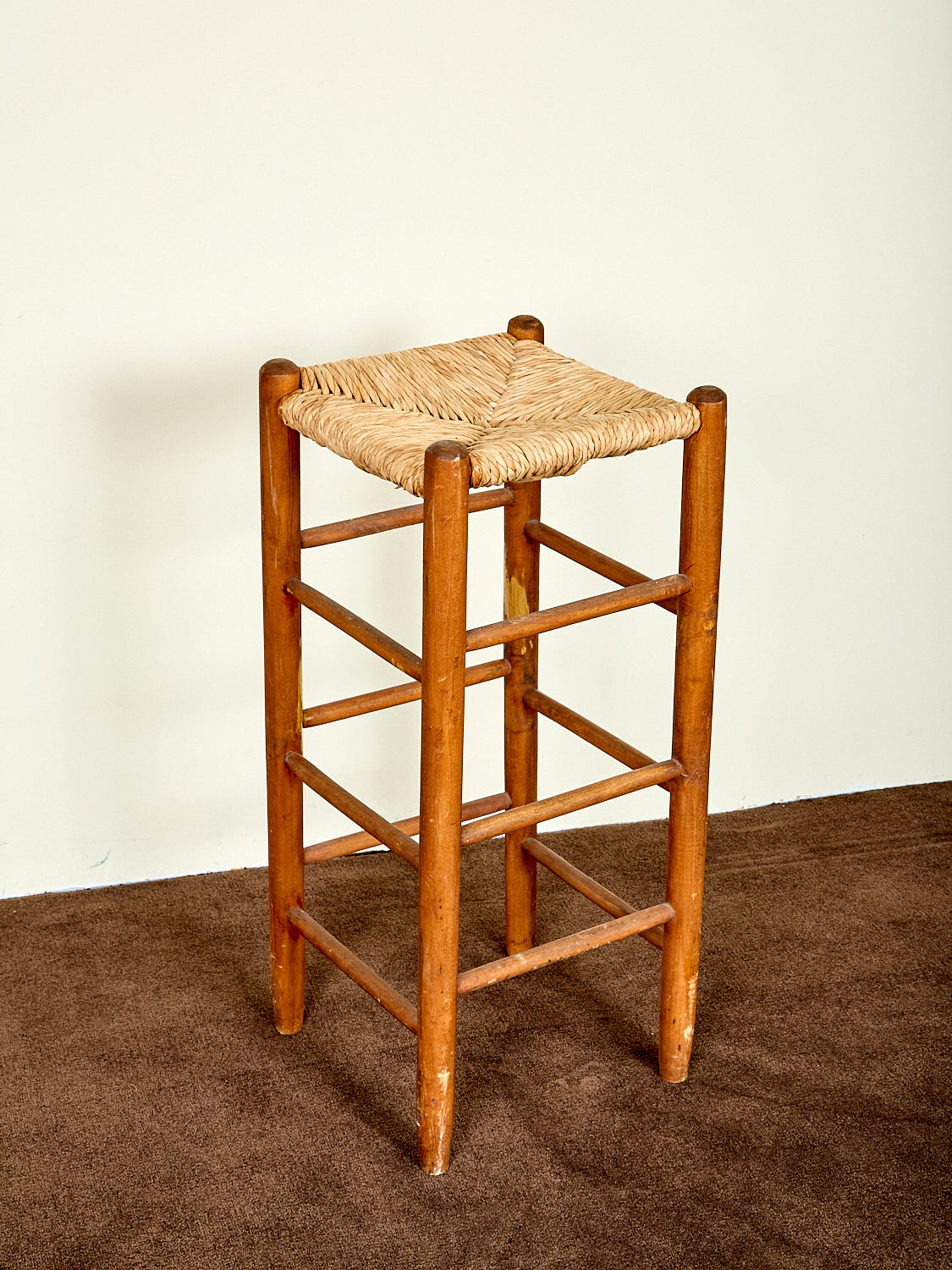 Vintage Woven Bar Stools