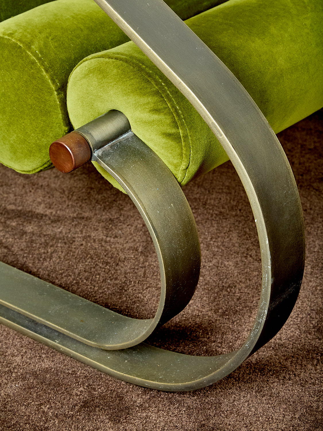 Balestra Chair and Ottoman